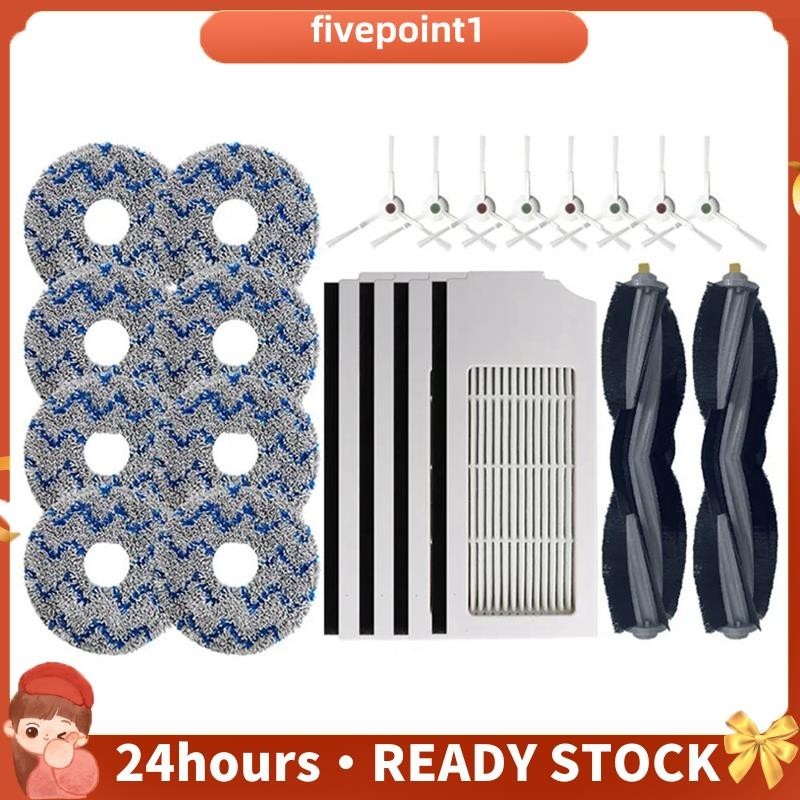 Para Deebot X1 OMNI T10 TURBO/T10 Aspirador De Pó Robô Escova Lateral Principal Hepa Filtro Mop Acessórios De Pano