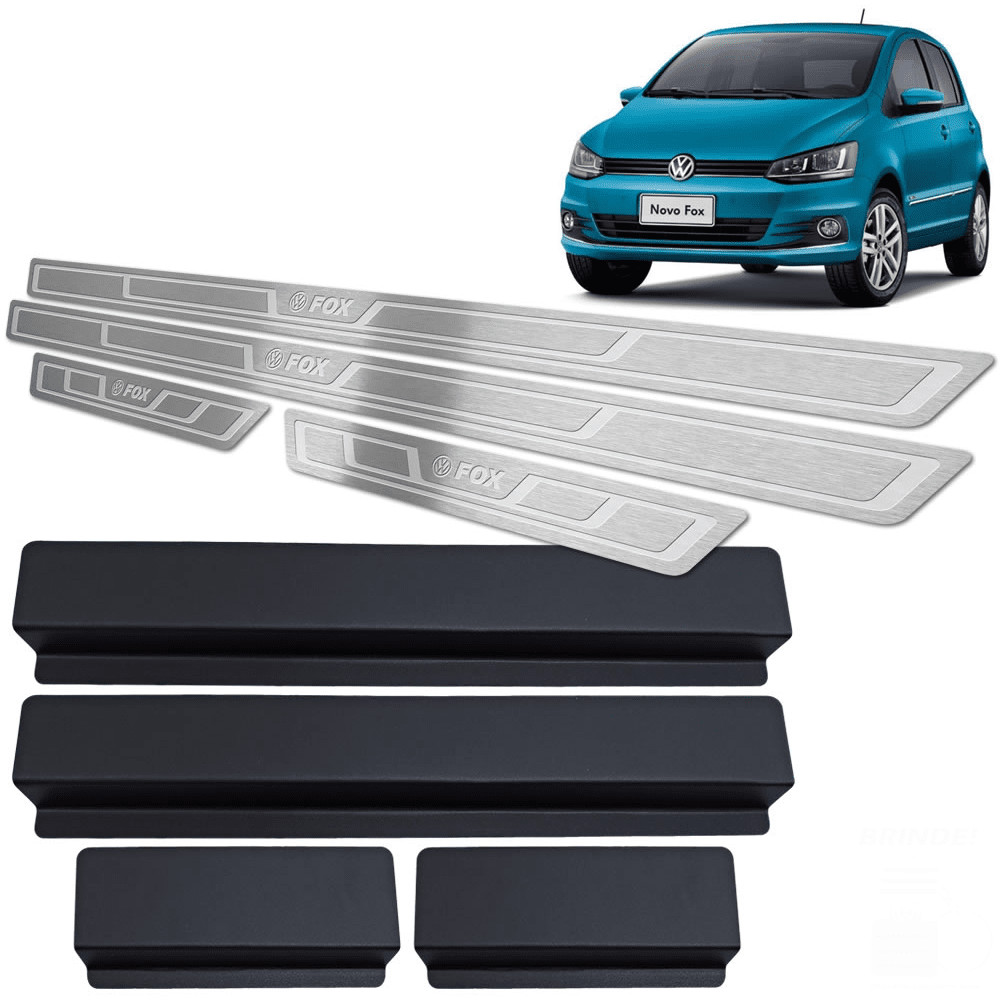 Soleira de Porta Fox 2015 até 2021 - Aço Inox em Oferta na Shopee