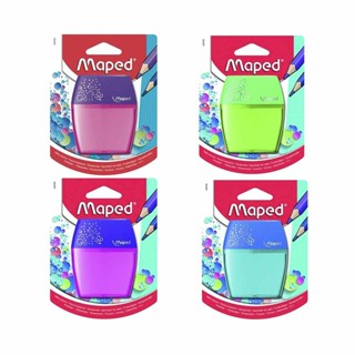 Apontador Maped com Depósito Shaker 2 Furos Cores Diversas - Item Sortido em Oferta na Shopee