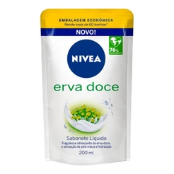 NIVEA SABONETE LÍQUIDO REFIL ERVA DOCE COM 200ML