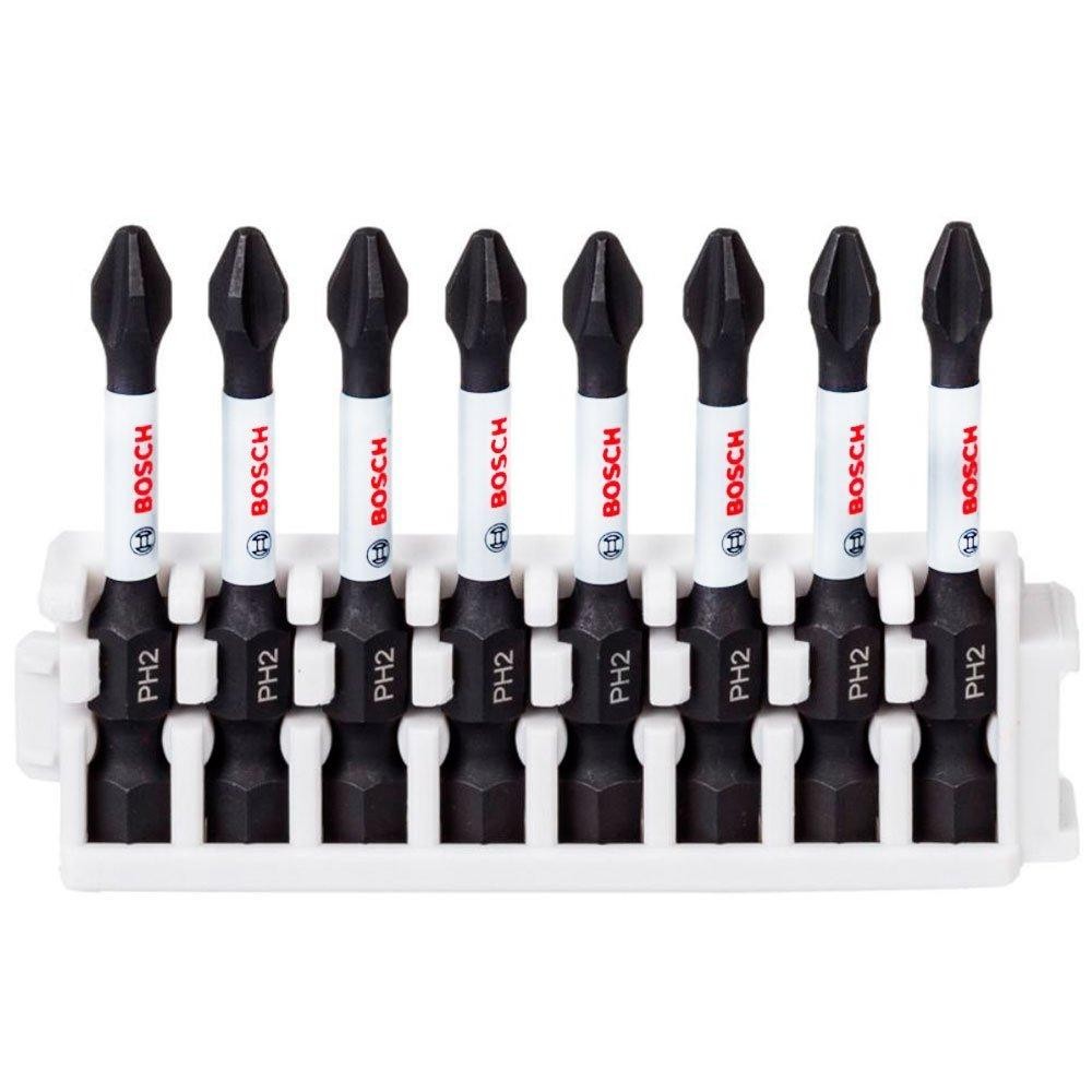 Bit Impact Control 50mm Phillips PH2 com 8 Peças - BOSCH - Home & Living