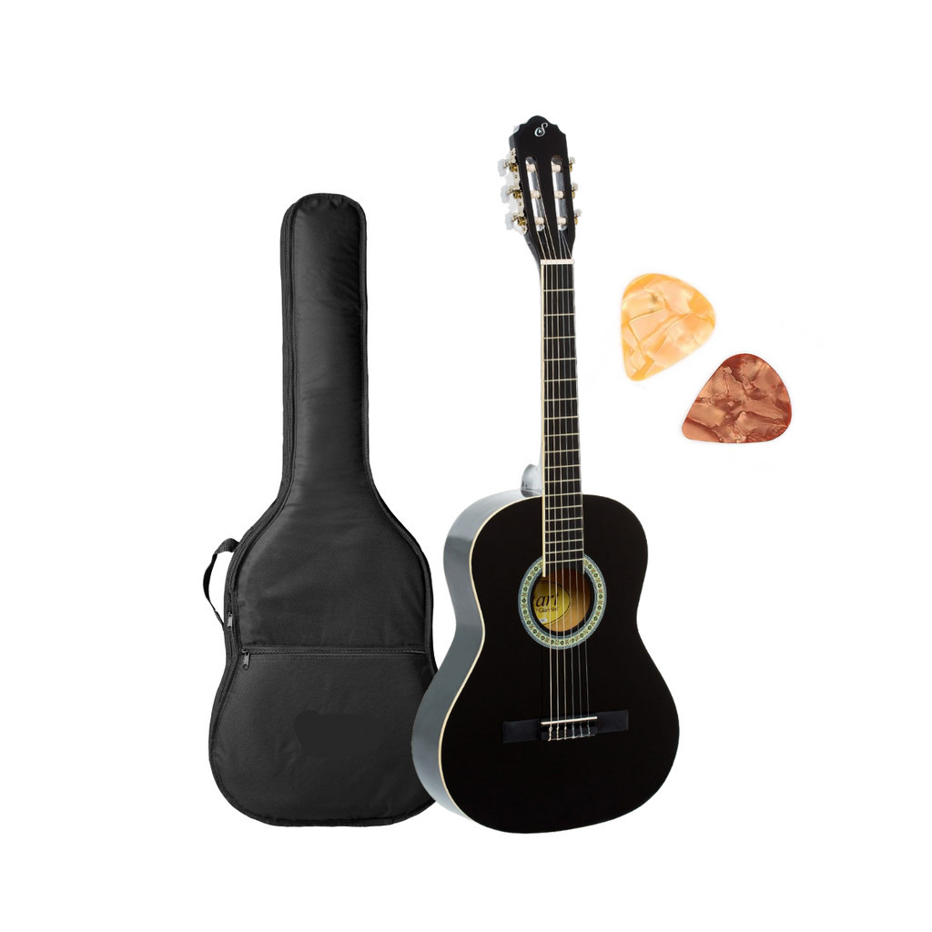 Violão Giannini 3/4 Infantil Nylon Start N6 BK Preto + capa