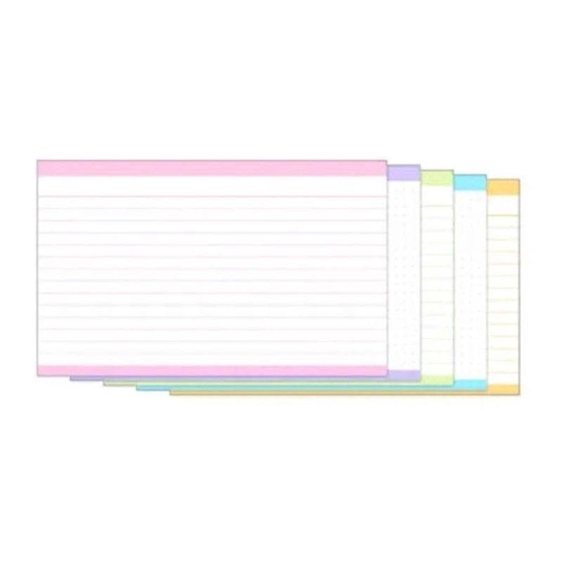Ficha pautada com tarjas 5x8 pacote com 50 folhas Tilibra em Oferta na Shopee