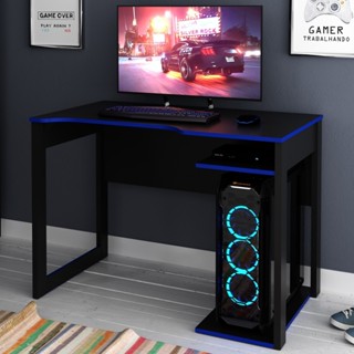 Mesa Gamer 1 Prateleira ME4161 - Tecno Mobili em Oferta na Shopee