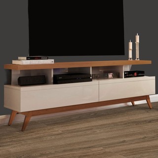 Rack para Tv até 60 Polegadas Vivare Wood 2 Gavetas em Oferta na Shopee