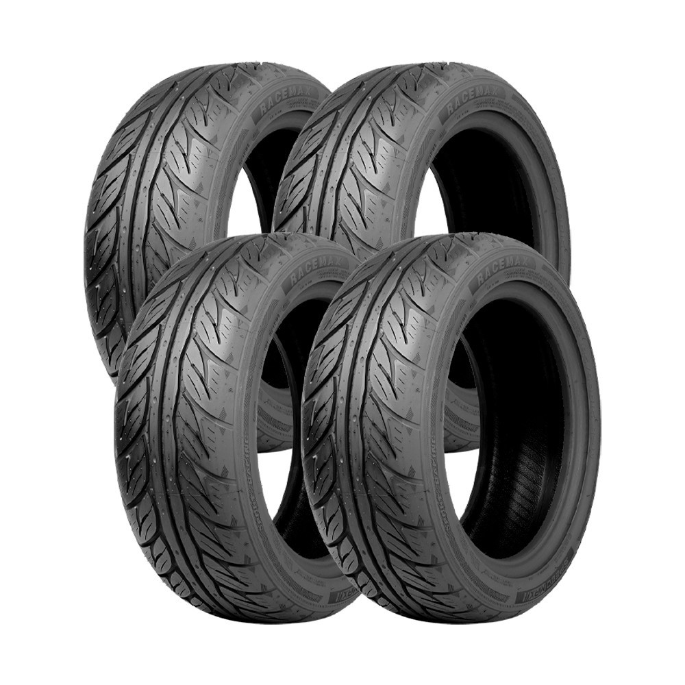 Jogo 4 Pneus Speedmax Aro 15 Racemax 195/55R15 85V Semi Slick
