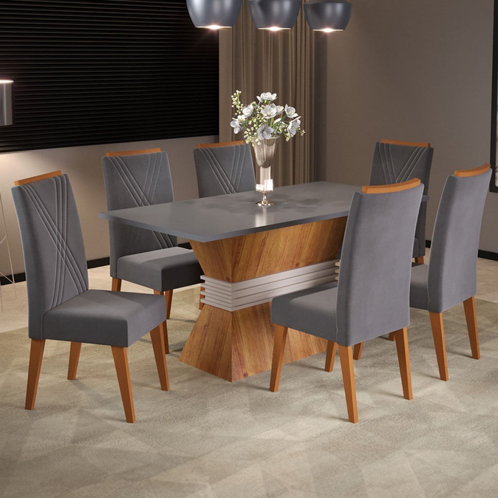 Mesa de Jantar 6 Lugares Celta em Oferta na Shopee