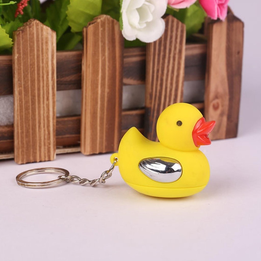Brinquedo Elétrico De Pato Dia Do Tolo Abril Com Chaveiro Choque Animal Para Adolescentes fitshobr