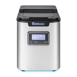 Máquina de Gelo Gelopar GMGD-15 Portátil Inox C/ Display 12kg