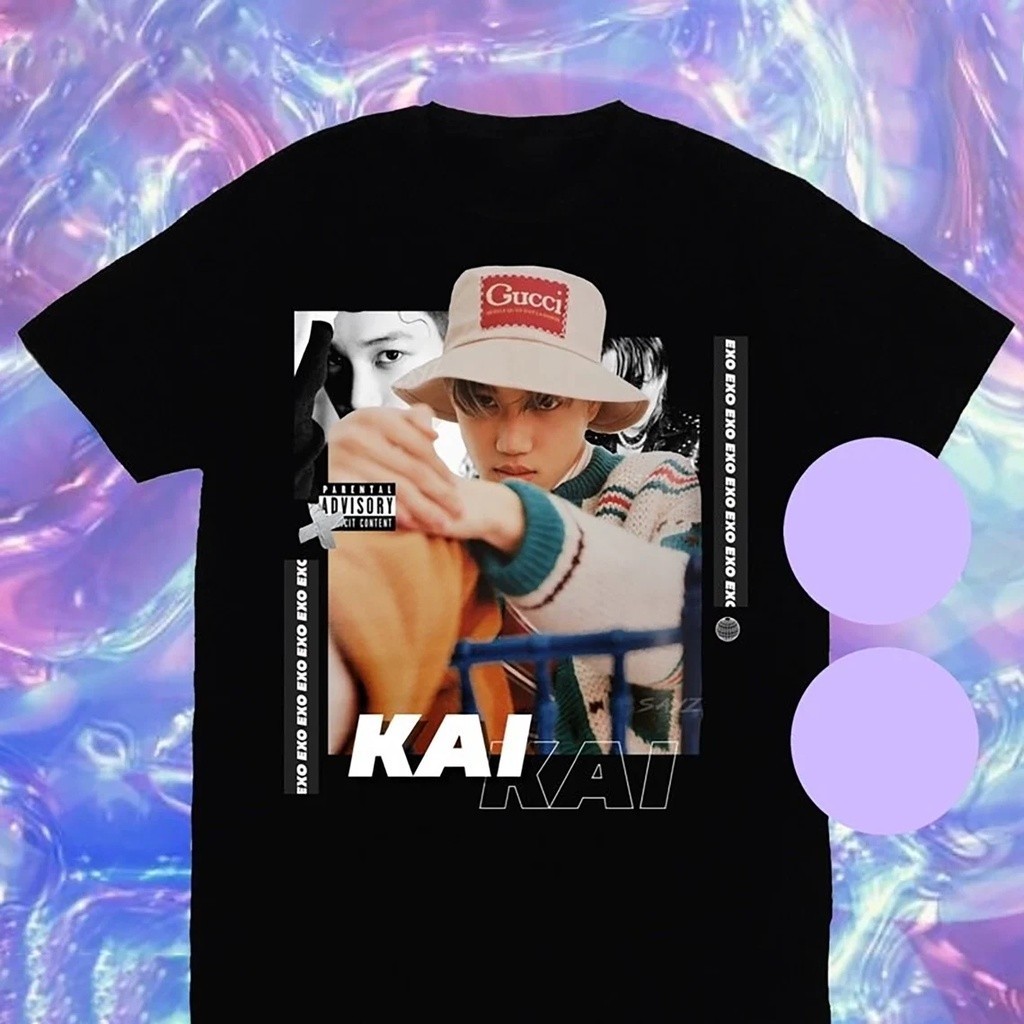 Camisa Camiseta Básica T-shirt Unissex Kai Exo Kim Jong-in Kpop Grupo