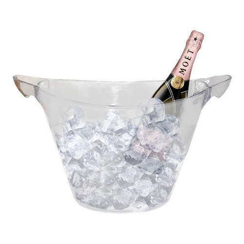 Balde De Gelo Acrílico Cristal 7l Para Final De Ano E Festas em Oferta na Shopee