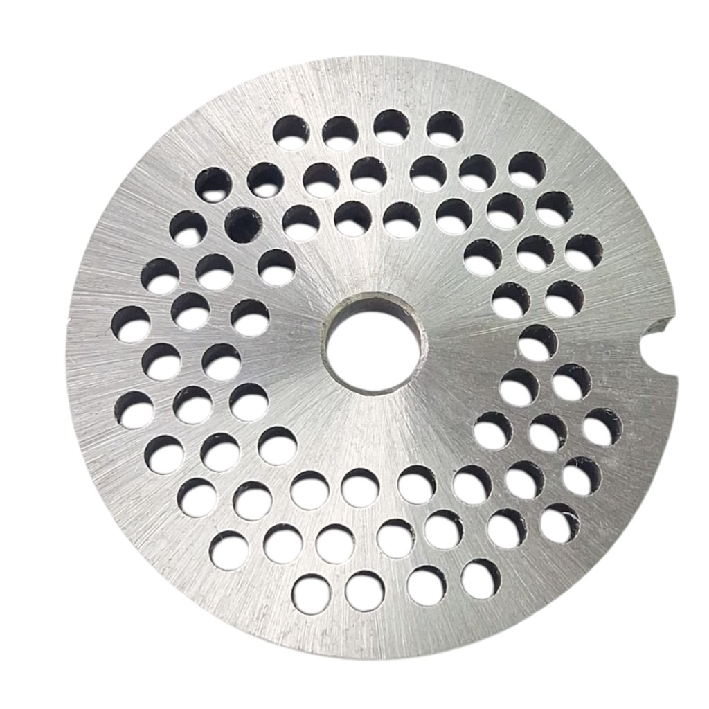 DISCO DE MOEDOR DE CARNE BOCA 9 FURO 4MM 9/04 AÇO CARBONO REDE PARA MOEDOR DE CARNE