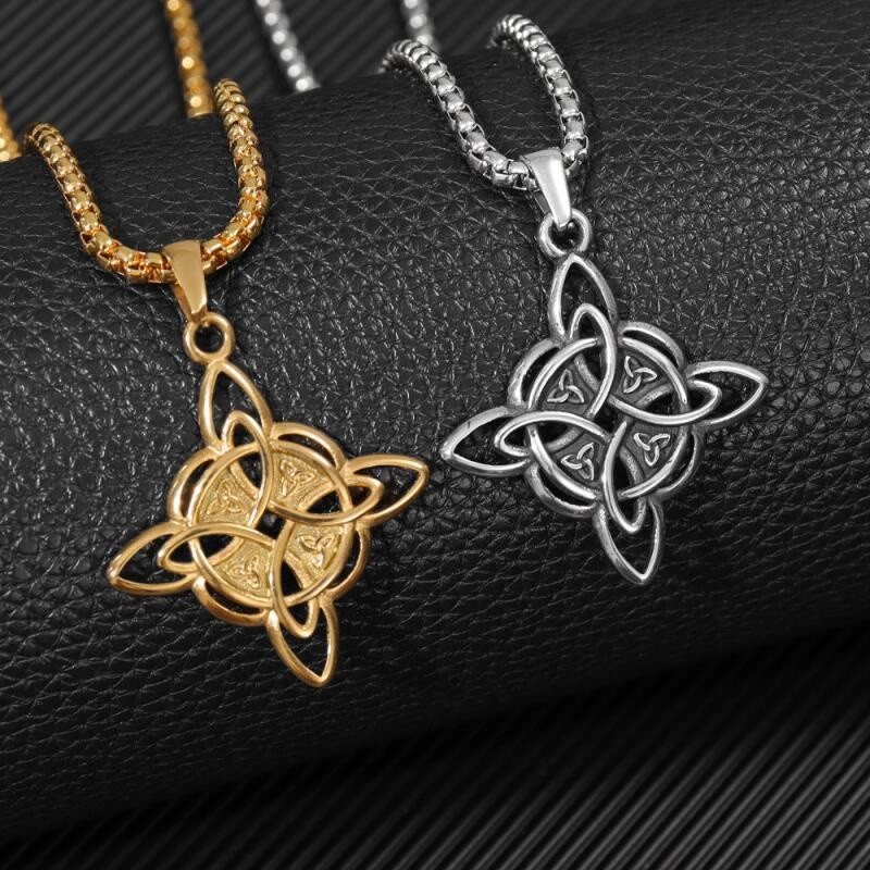 Nordic Viking Masculino Vintage Moda Hip Hop Punk Celta Nó Pingente Colar Acessórios De Jóias em Oferta na Shopee