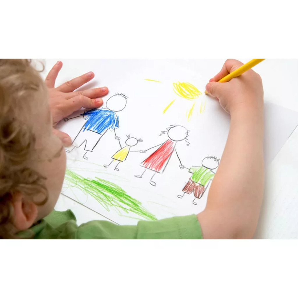 Bloco Papel Desenho A4 180g Pacote 20 Folhas Pauta Branca