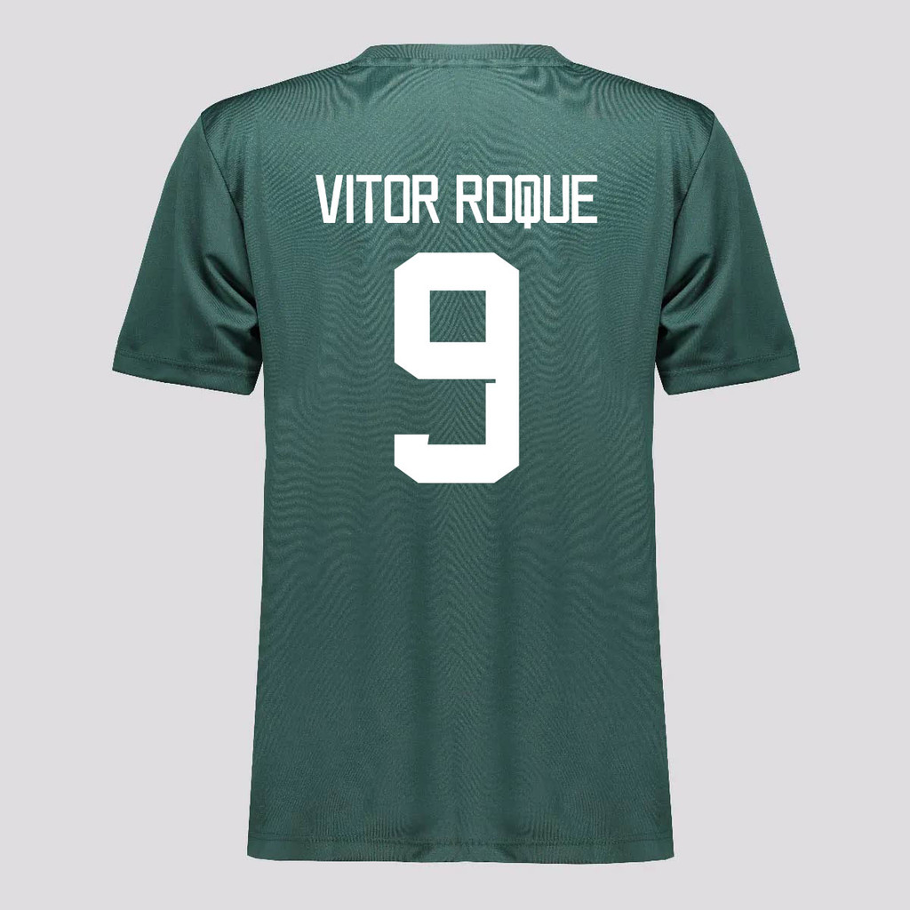 Camisa Palmeiras Vitor Roque 9 1914 II Juvenil Verde em Oferta na Shopee