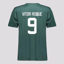 Camisa Palmeiras Vitor Roque 9 1914 II Juvenil Verde