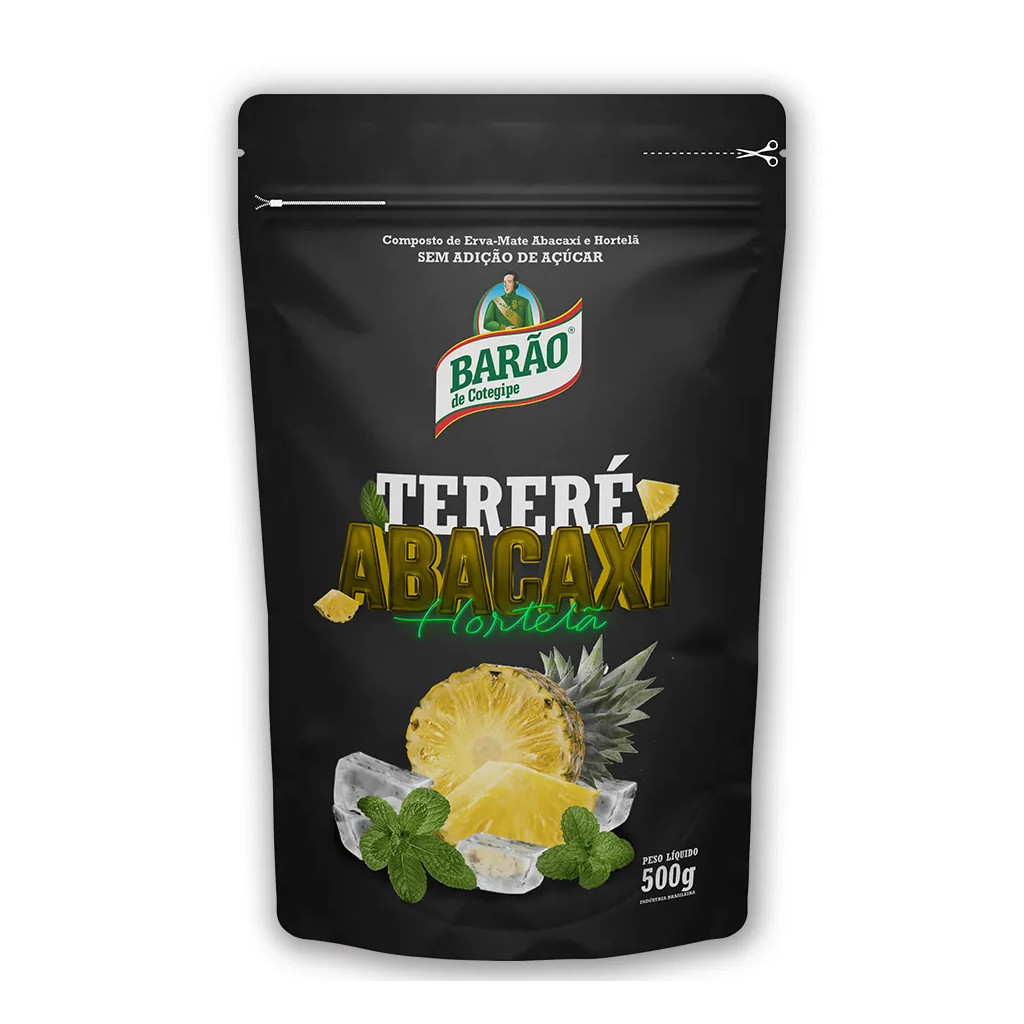 Erva mate Barão - Tereré Abacaxi & Hortelã 500g