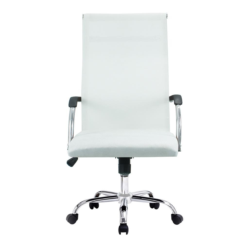 Cadeira de Escritório Esteirinha Tela Mesh Base Cromada com Rodinha Fortt Salta 