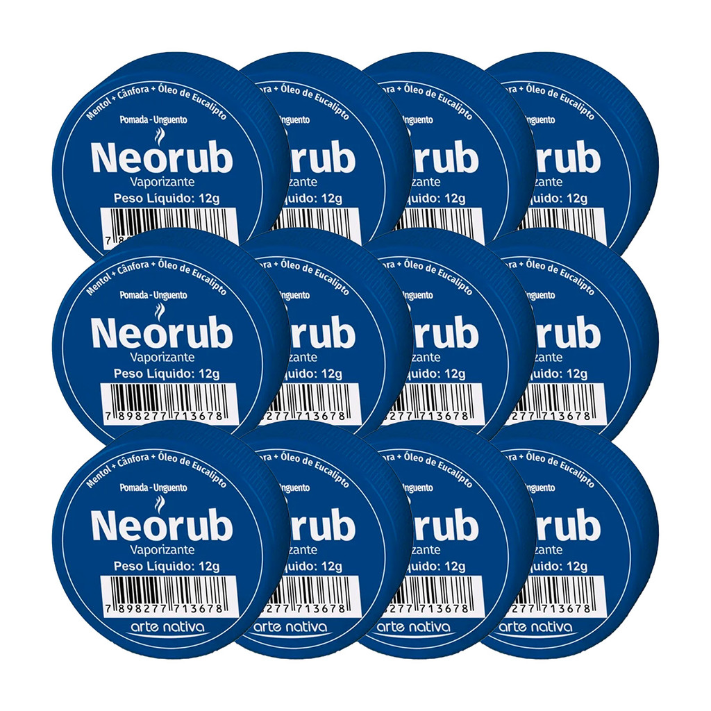 Kit 12 und Neorub Pomada 12g em Oferta na Shopee