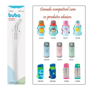 Canudo em Silicone Refil Repositor Garrafas Buba em Oferta na Shopee