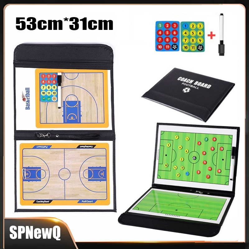 Kit Prancheta Quadro Tática Magnética Para Campo De Futebol Basquetebol SPNewQ
