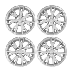 Calota Aro 15" Prata Mod Logan / Sandero a partir de 2020 (Jogo c/ 4 Calotas) Grid - 878AR-PTA-E