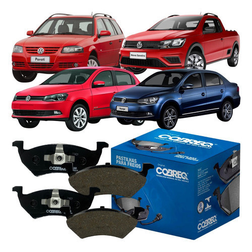 Pastilha Freio Cobreq Vw Gol Parati Saveiro Cross Voyage G5 em Oferta na Shopee