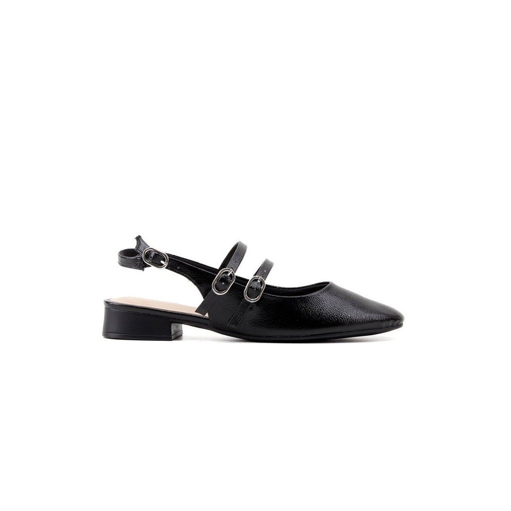 Sapato Ramarim Slingback Salto Baixo 2415131 Preto em Oferta na Shopee