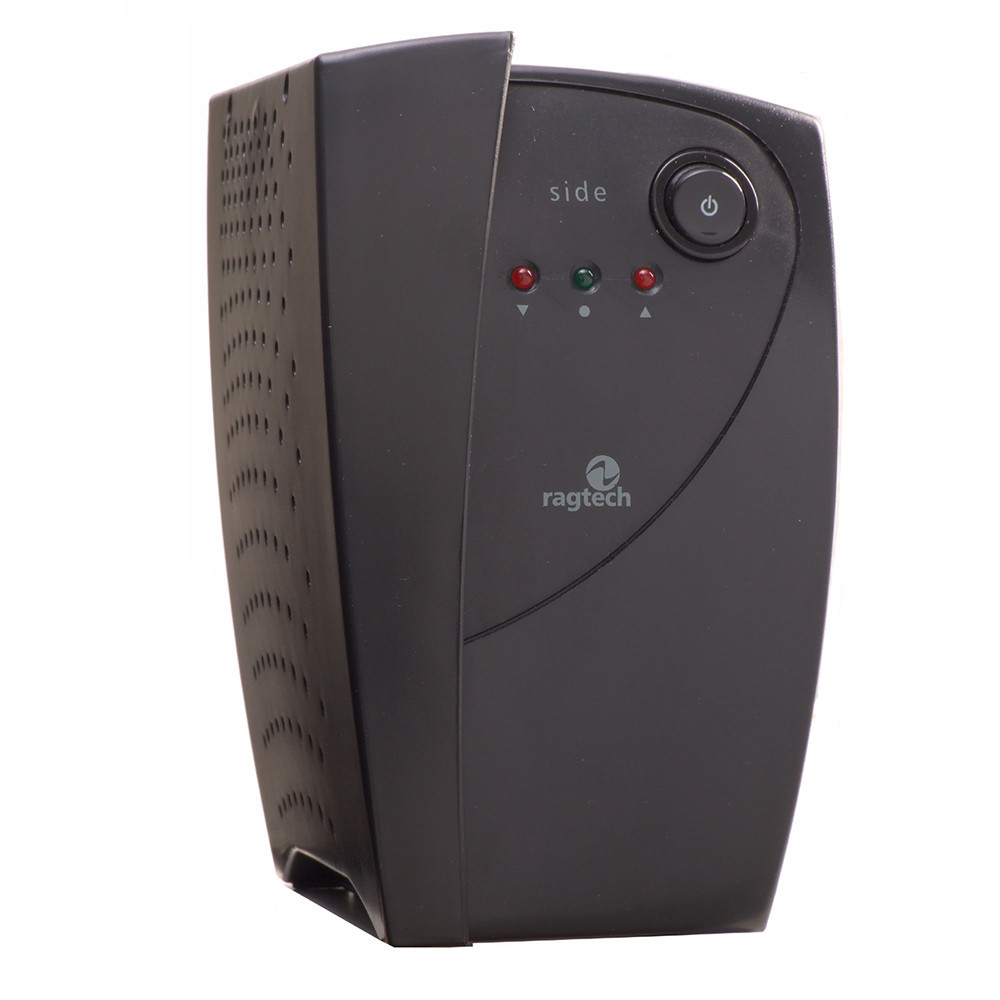 Estabilizador Ragtech 500VA Side Laser TI 60HZ Preto com Disjuntor Trivolt - 20SDL5380