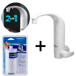 Kit Refil Para Purificador Acqua Due + Purificador De Água Torneira Para Parede - Lorenzetti em Oferta na Shopee