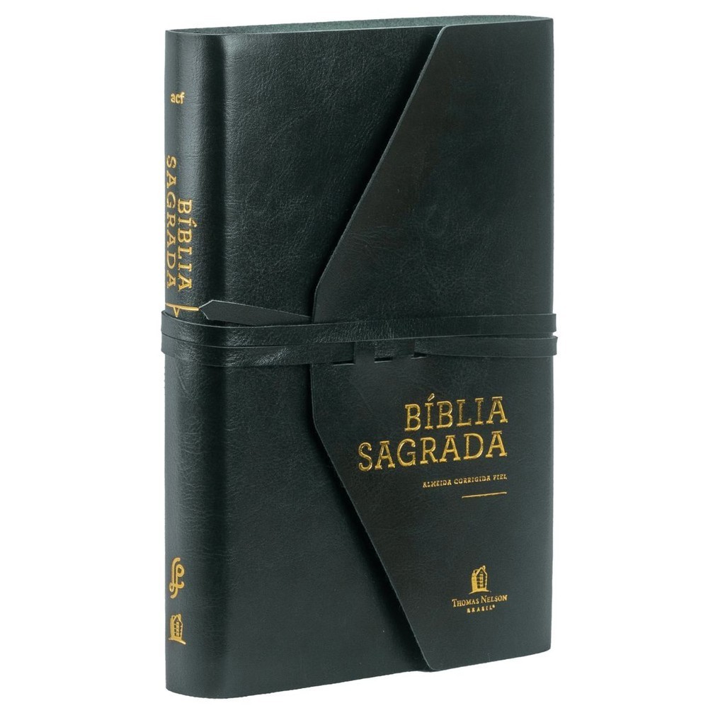 Bíblia Sagrada | ACF Capa Couro Soft Leitura Perfeita | Capa Artesanal Verde