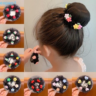 Rede De Cabelo De Balé EXPEN , Elástica De Crochê Estilo Coreano , Capa De Coque De Menina Dançante