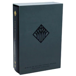 Bíblia De Estudo Thomas Nelson | NVI | Letra Normal | Capa Luxo Preto