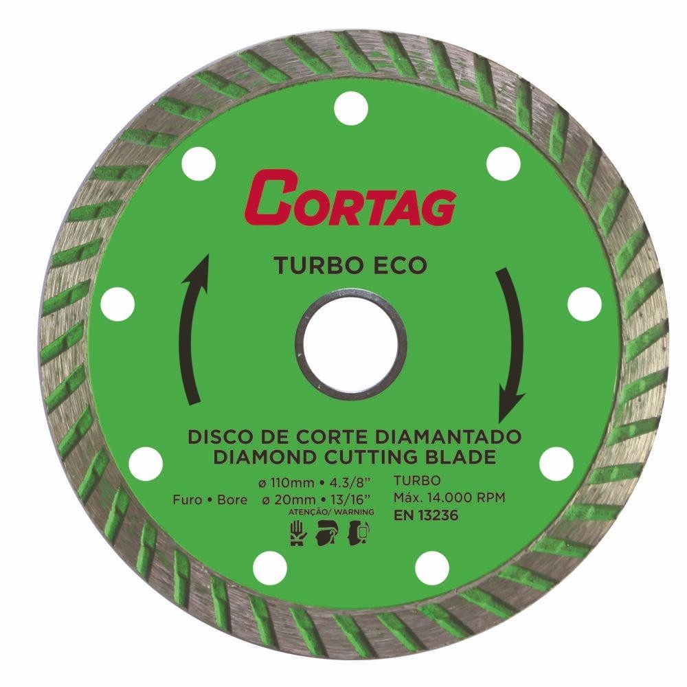 Disco Diamantado Turbo Eco 110mm (60598) - Cortag em Oferta na Shopee
