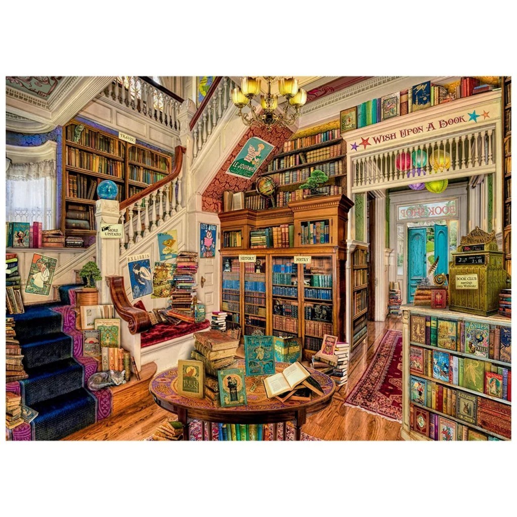 Brinquedo Infantil Quebra-Cabeça Puzzle A Livraria 2000 Peças Grow - 04096 — imagem 2 de 2