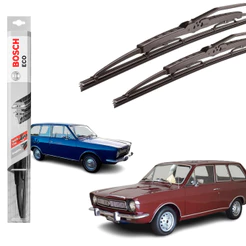 Kit Palheta Dianteira Parabrisa Belina I Belina II Del Rey 1968 A 1991 Limpador Original Bosch