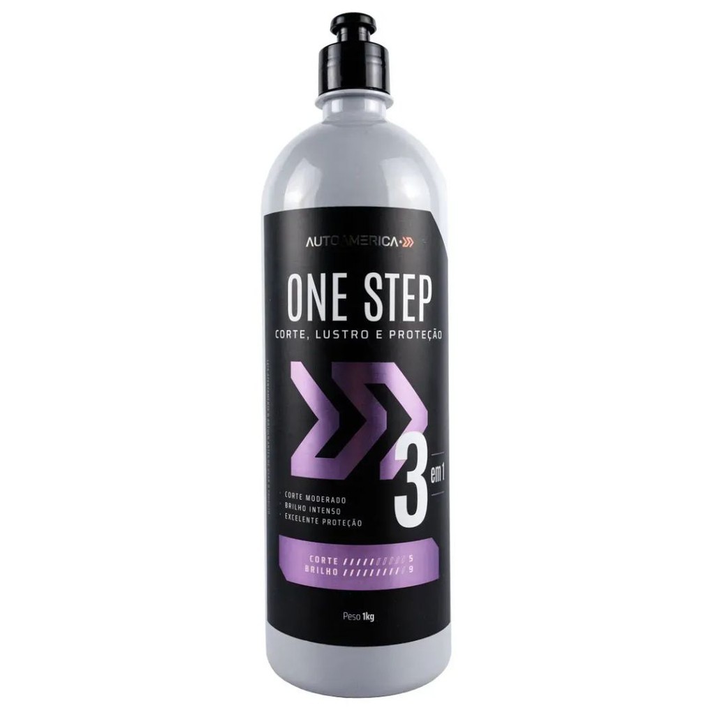 Polidor One Step 3 Em 1 Autoamerica Corte Refino Lustro