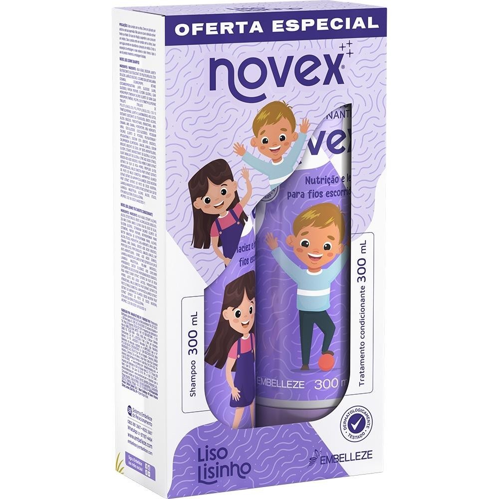 Shampoo e Condicionador Novex Liso Lisinho em Oferta na Shopee