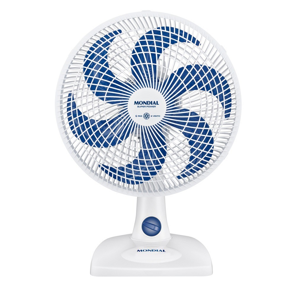 Ventilador de mesa 30 cm 6 pás 3 velocidades Super Power- VSP-30-W - Mondial