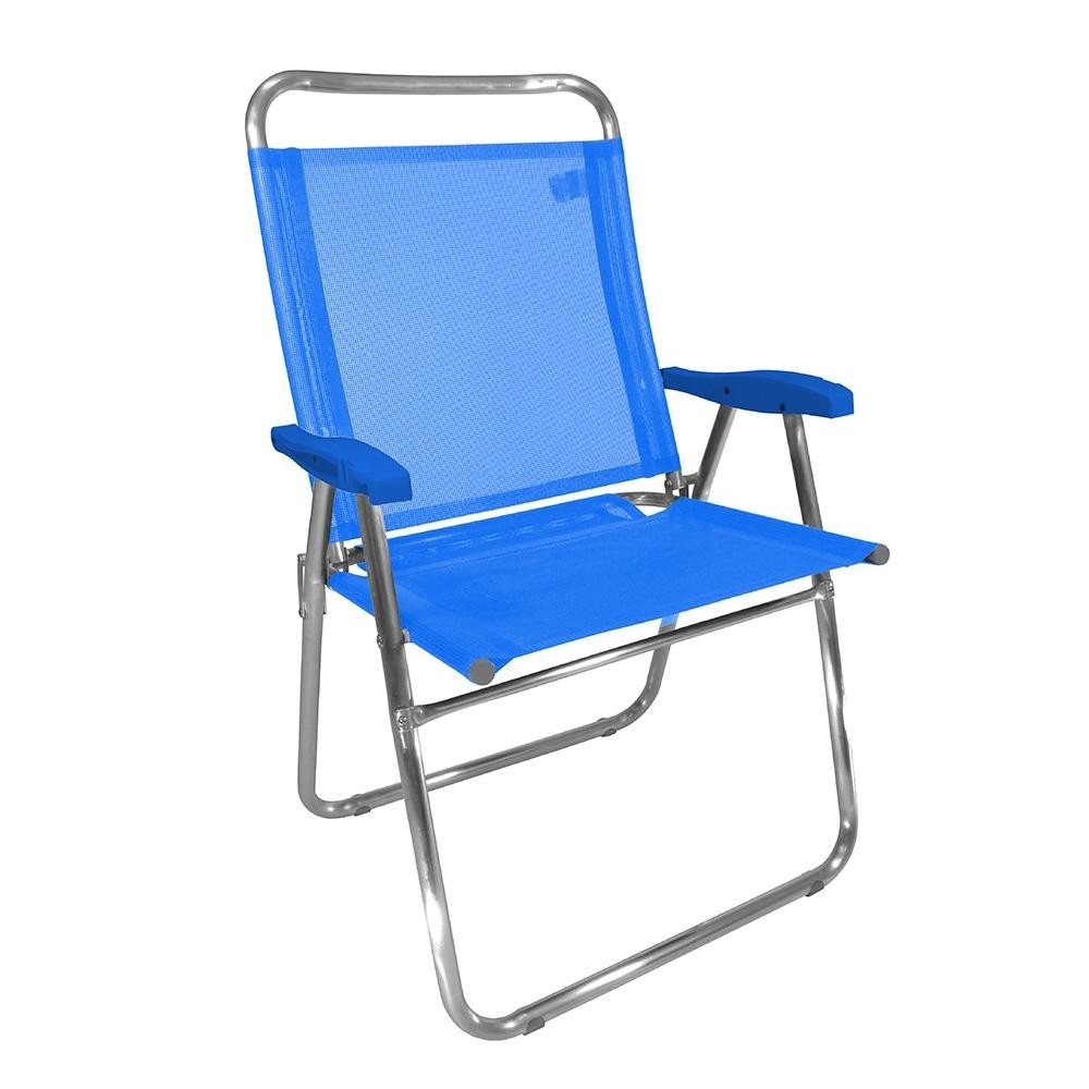 Cadeira King Zaka,até 140Kg Azul - KNG300 em Oferta na Shopee