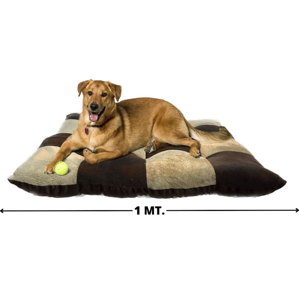 Imagem colchonete pet  Cama para cachorro 1,00 m x 1,00 m  colchonete de cachorro pet