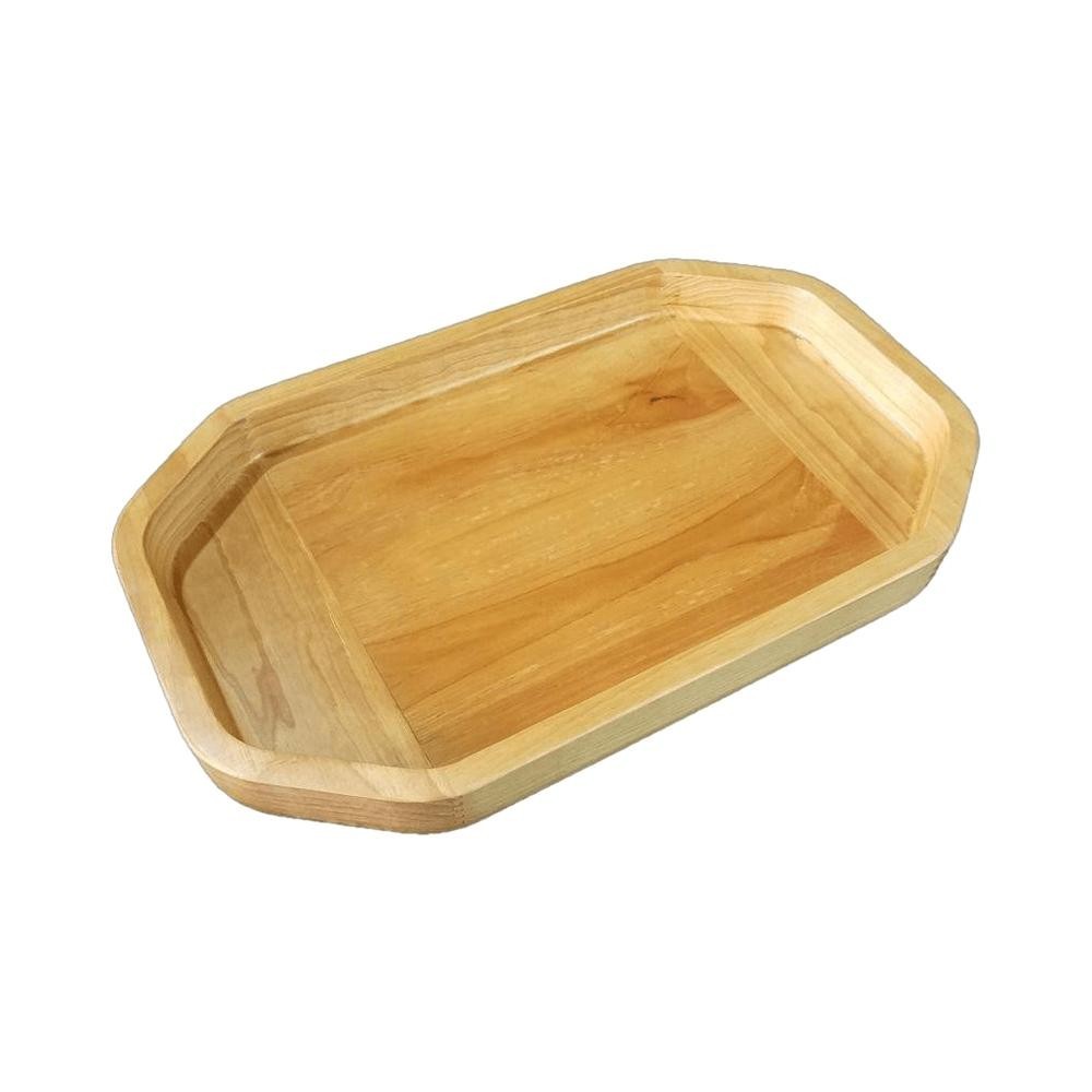 Gamela Octogonal para Churrasco Madex Campeira 45cm x 27,50cm, em Madeira Maciça - 50 em Oferta na Shopee