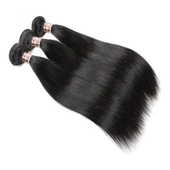 Cabelo Humano Natural Mega Hair Liso Na Tela 30cm - 50g