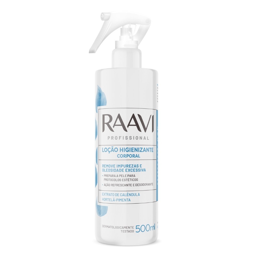 Loção Higienizante Corporal Extrato De Calêndula Raavi 500ml em Oferta na Shopee