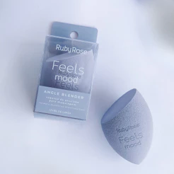 Esponja De Maquiagem Esponjinha Beauty Blender Feels Mood Ruby Rose Macia Base Pó Corretivo Alta Precisão