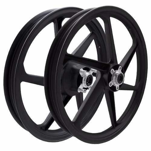 Roda Liga Leve Scud Honda Fan 125 2009 Ate 2013 6 Pontas Disco Preto