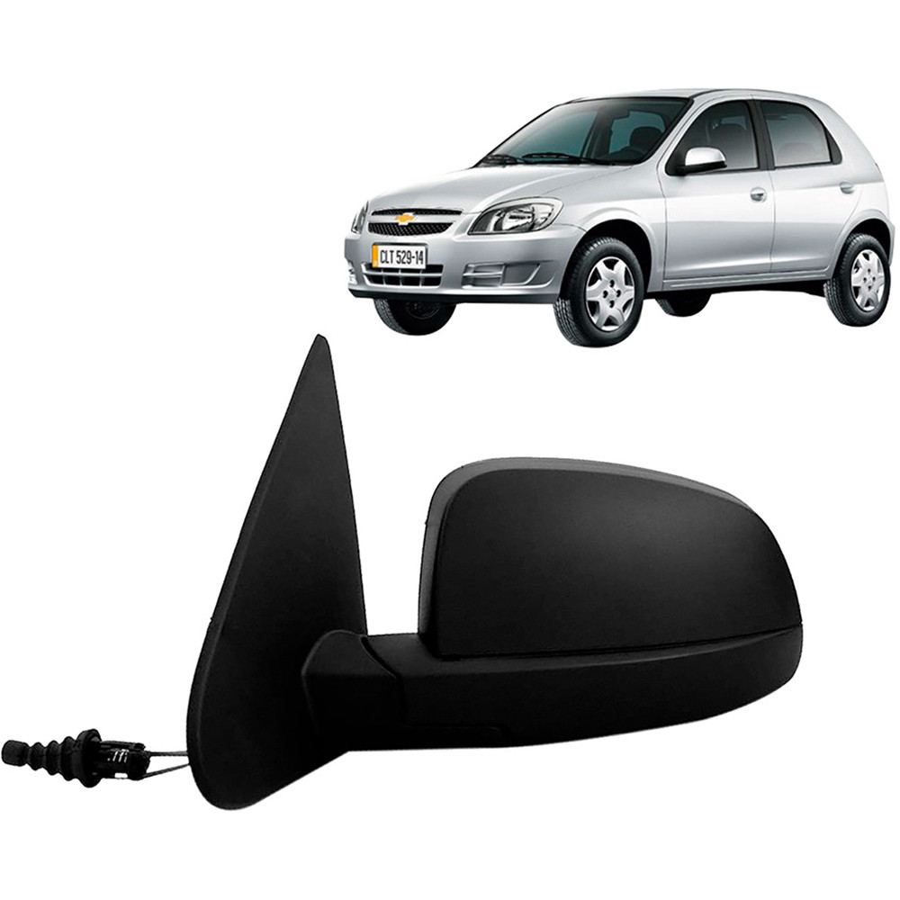 Retrovisor Externo Celta Prisma 07/15 C/ Controle Le