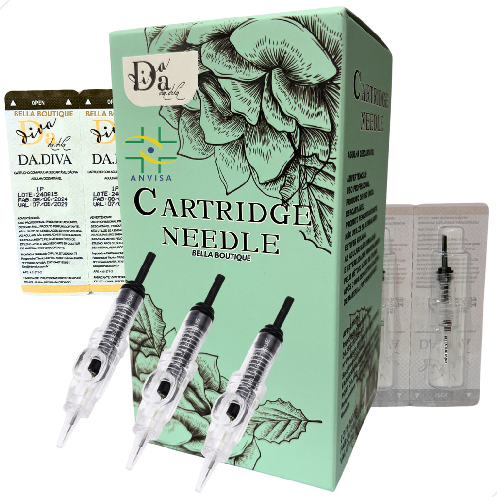 50 Agulhas Easy Click Encaixe Fácil 0.30mm Com Anvisa Dadiva Bella Boutique em Oferta na Shopee