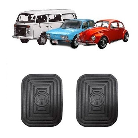 Capa Pedal Freio Embreagem Vw Fusca Brasilia Kombi Tl