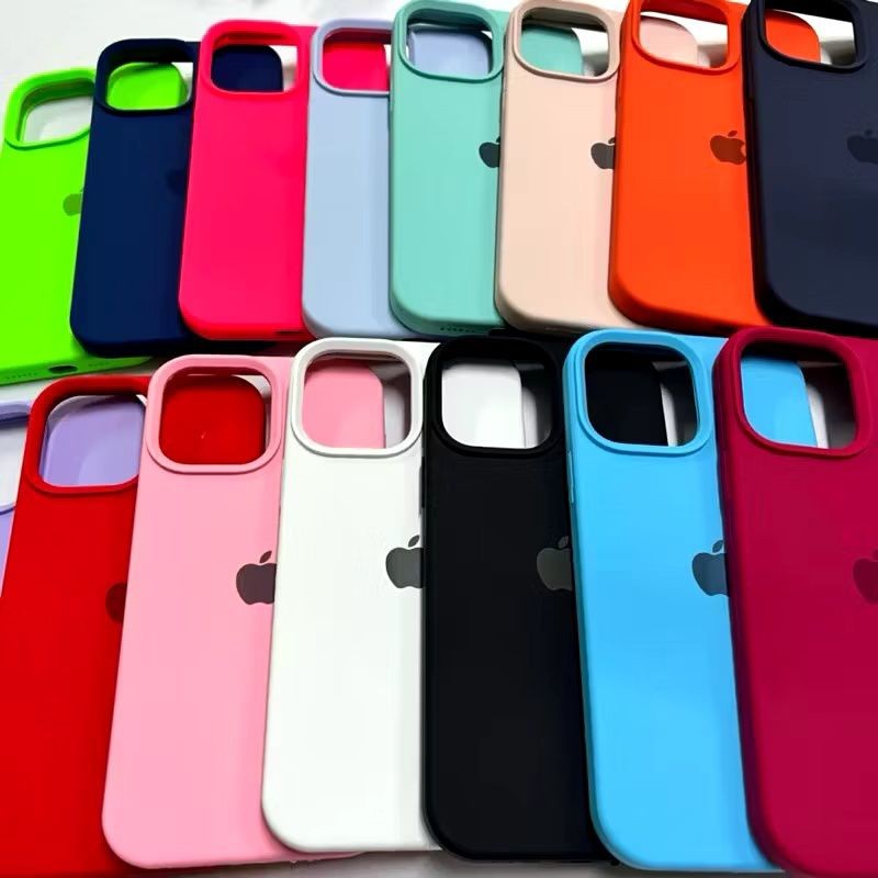 Kit Capa Capinha Case Silicone iPhone 11 12 13 14 15 16 ALEATÓRIO